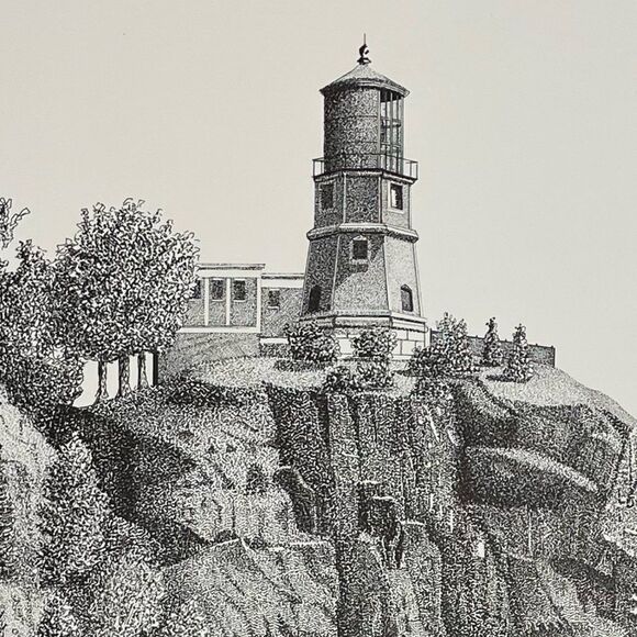 Lighthouse at Split Rock Minnesota Prints - Picture 2 of 5